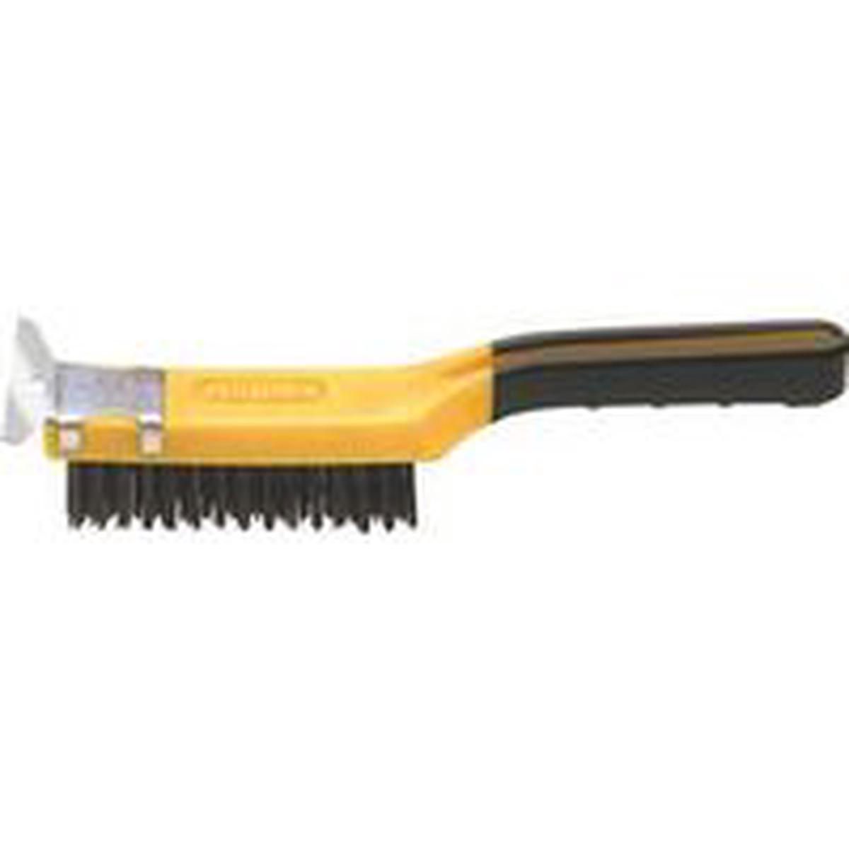 Allway Wire Brush, Carbon Steel Bristle, 12 in OAL (SB411)