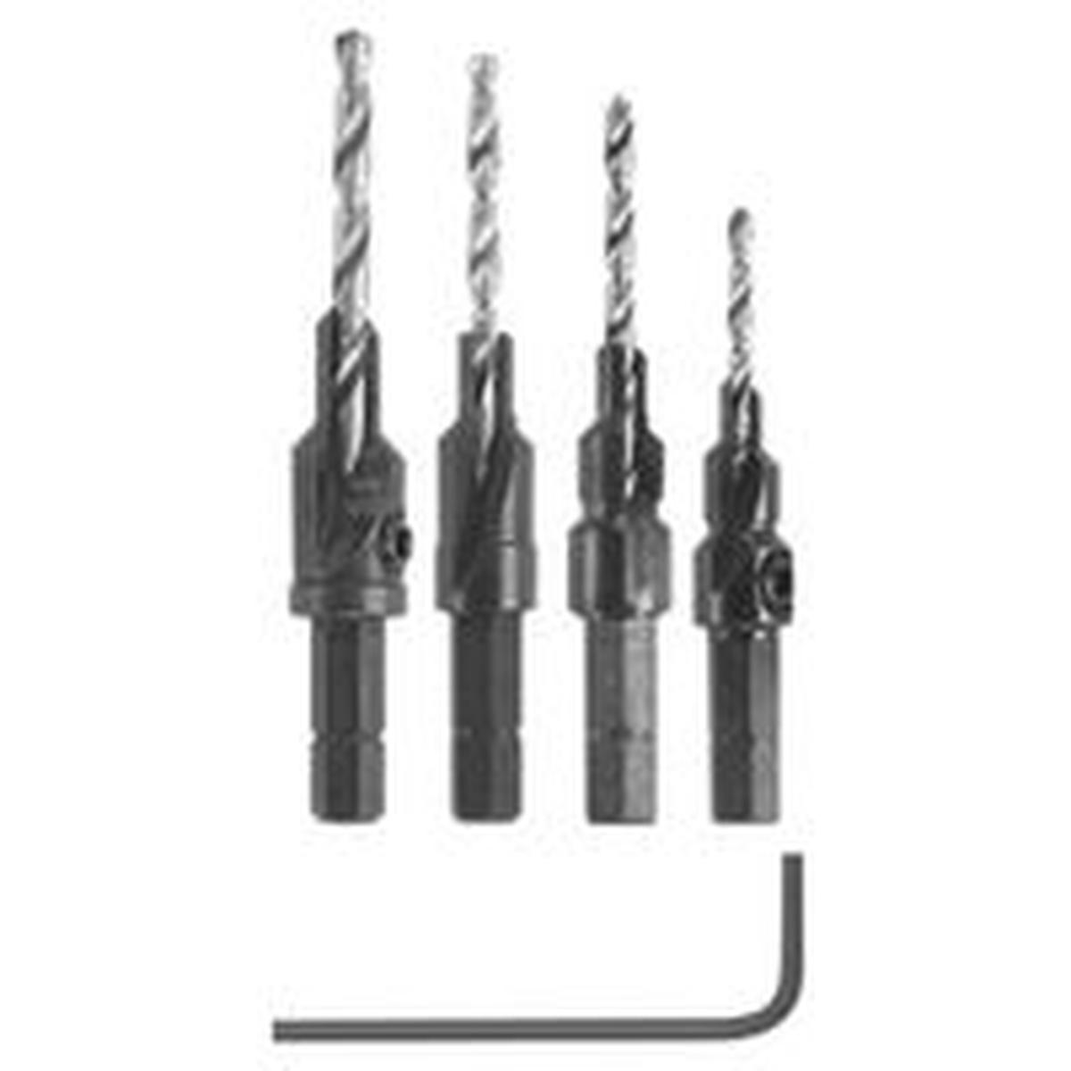 Bosch Screw Pilot Bit Set, 1/4 In Shank, Hex Shank (SP515)