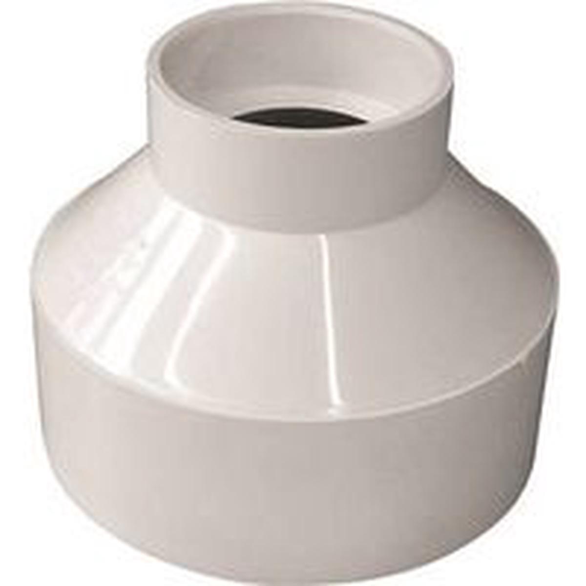 Canplas Reducing Coupling 4 x 2 in Hub PVC White (193025)