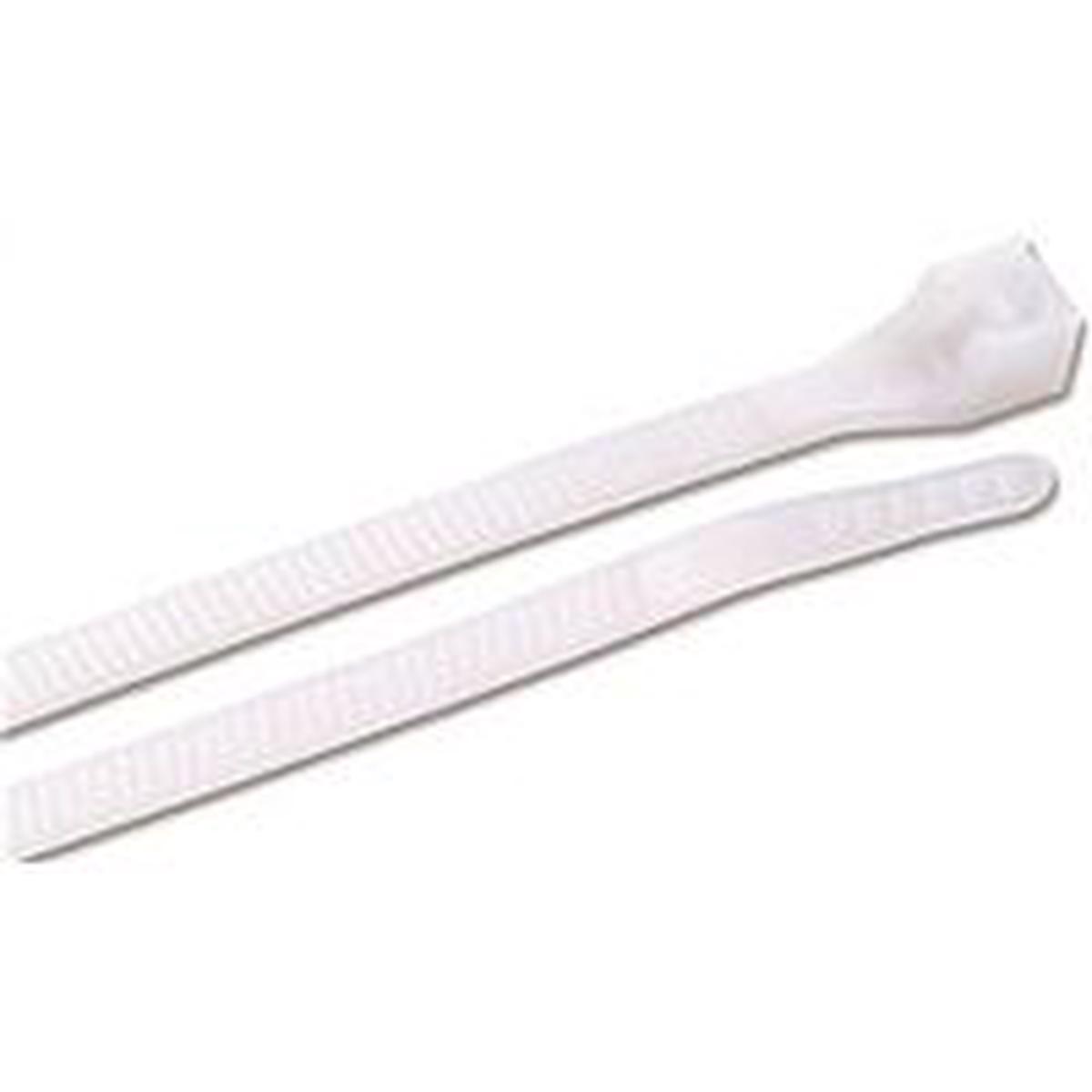 Gardner Bender Cable Tie, 11 in L, 0.27 in Max Bundle Dia, Double-Lock, 100/BAG, Natural (46-310)