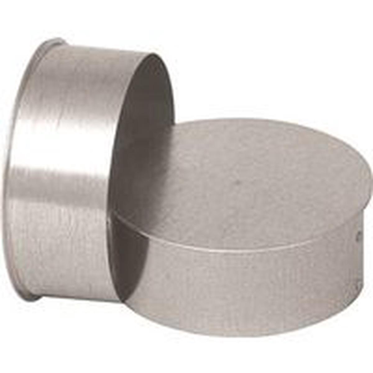 Imperial Round End Cap 6″ Dia Steel Galvanized (GV2007)