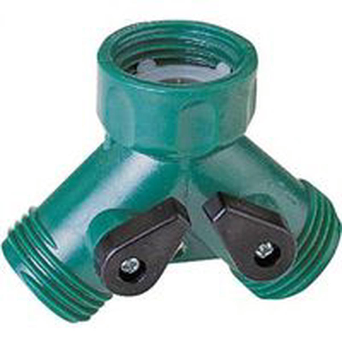 Landscapers Select Y-Connector, Female and Male, Plastic, Yellow (GC5113L)