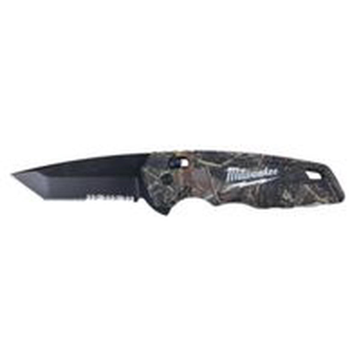 Milwaukee FASTBACK Series Spring Assisted Utility Knife, 2.92 in L Blade, 1-Blade (48-22-1535)