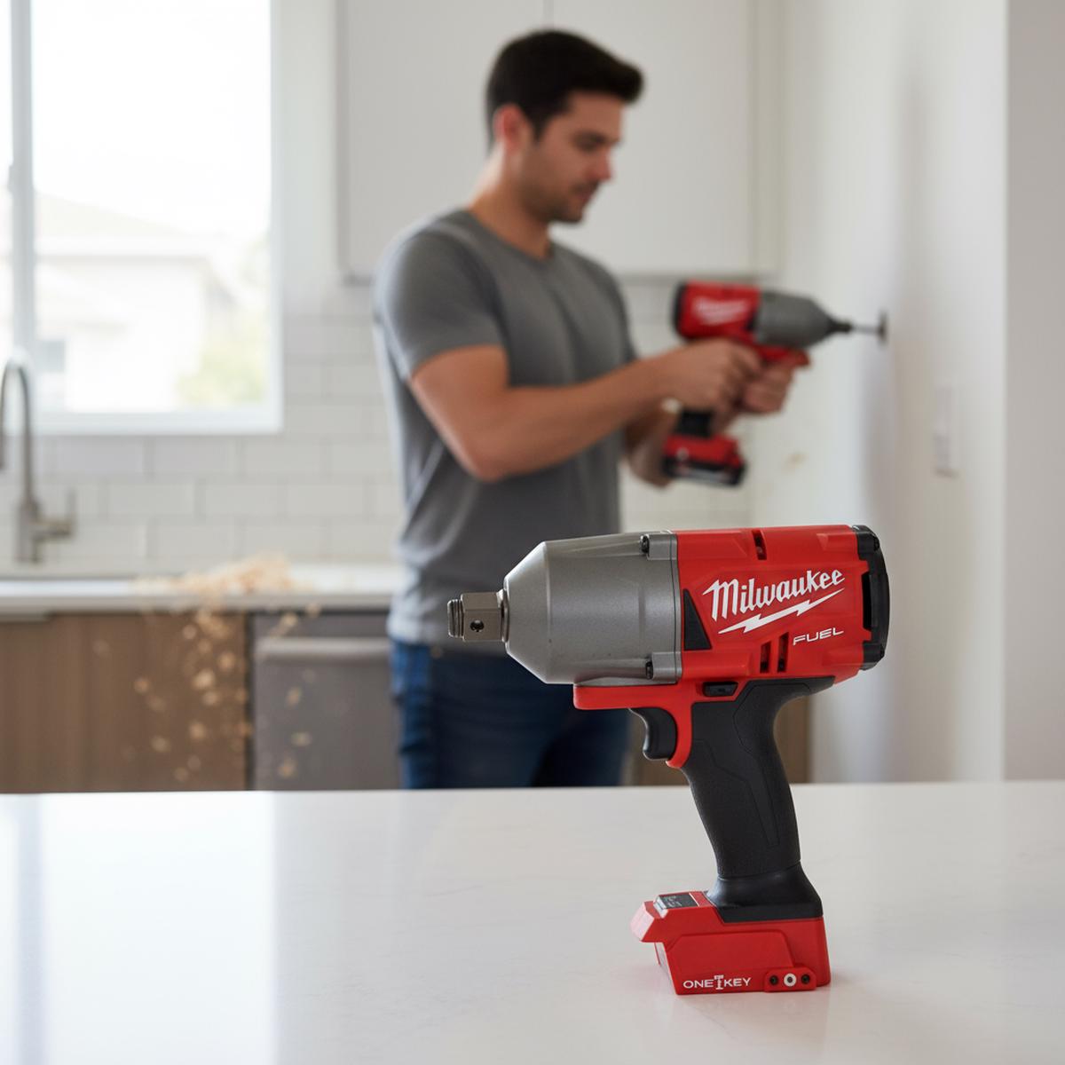 Milwaukee M18 Impact Wrench Tool Only 18V 3/4 in Drive Square Drive 0 to 2400 ipm (2864-20)