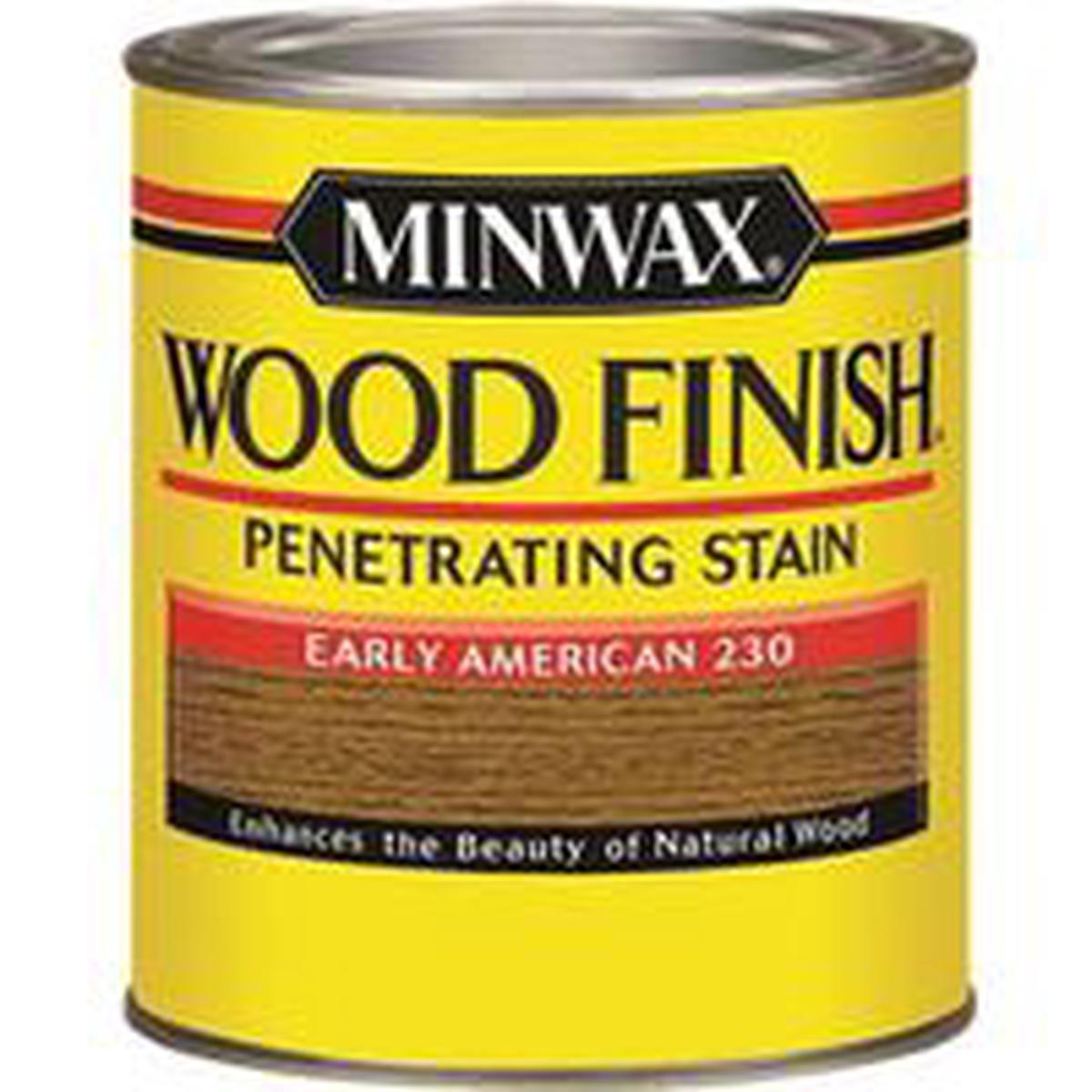 Minwax Wood Stain, Early American, Liquid, 1 qt Can (70008444)