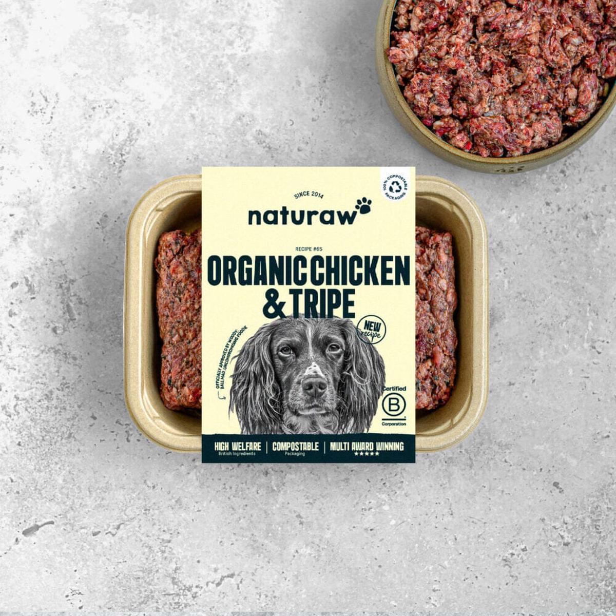 Naturaw Organic Chicken & Tripe 500g