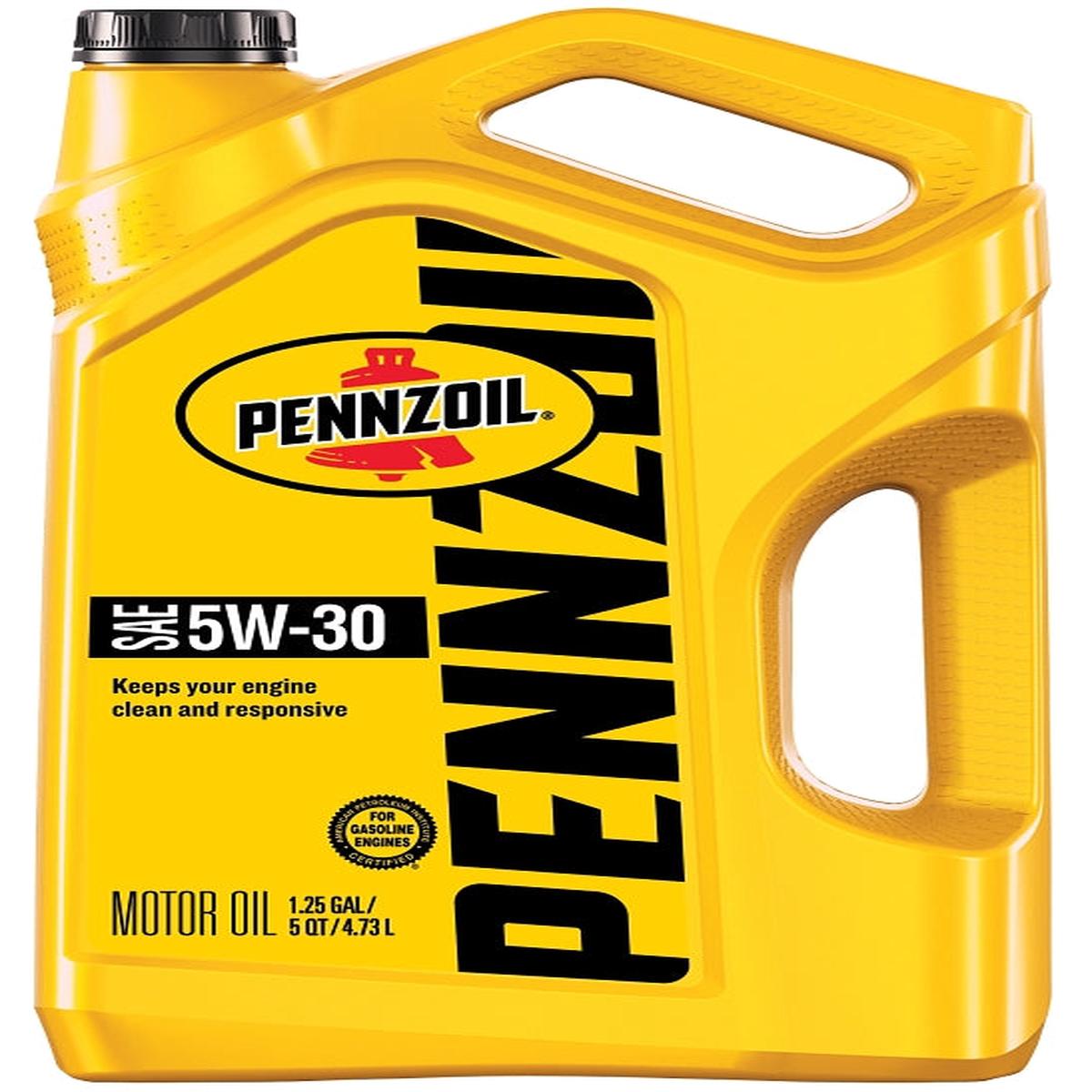 Pennzoil Motor Oil 5W-30 5 qt Bottle