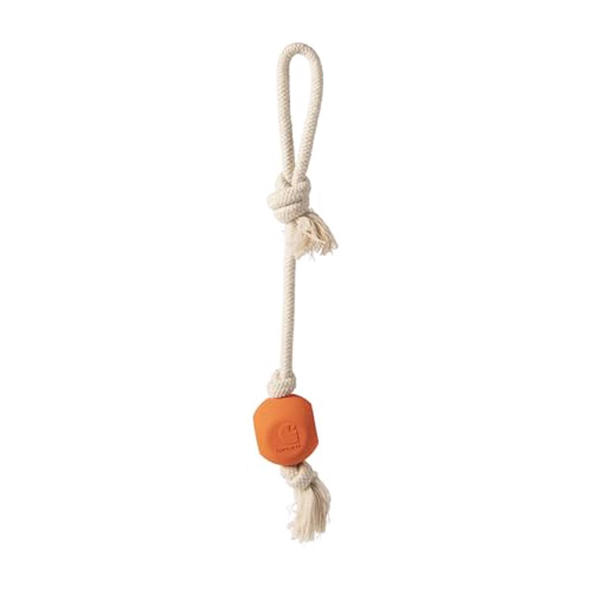Rubber Ball Dog Pull