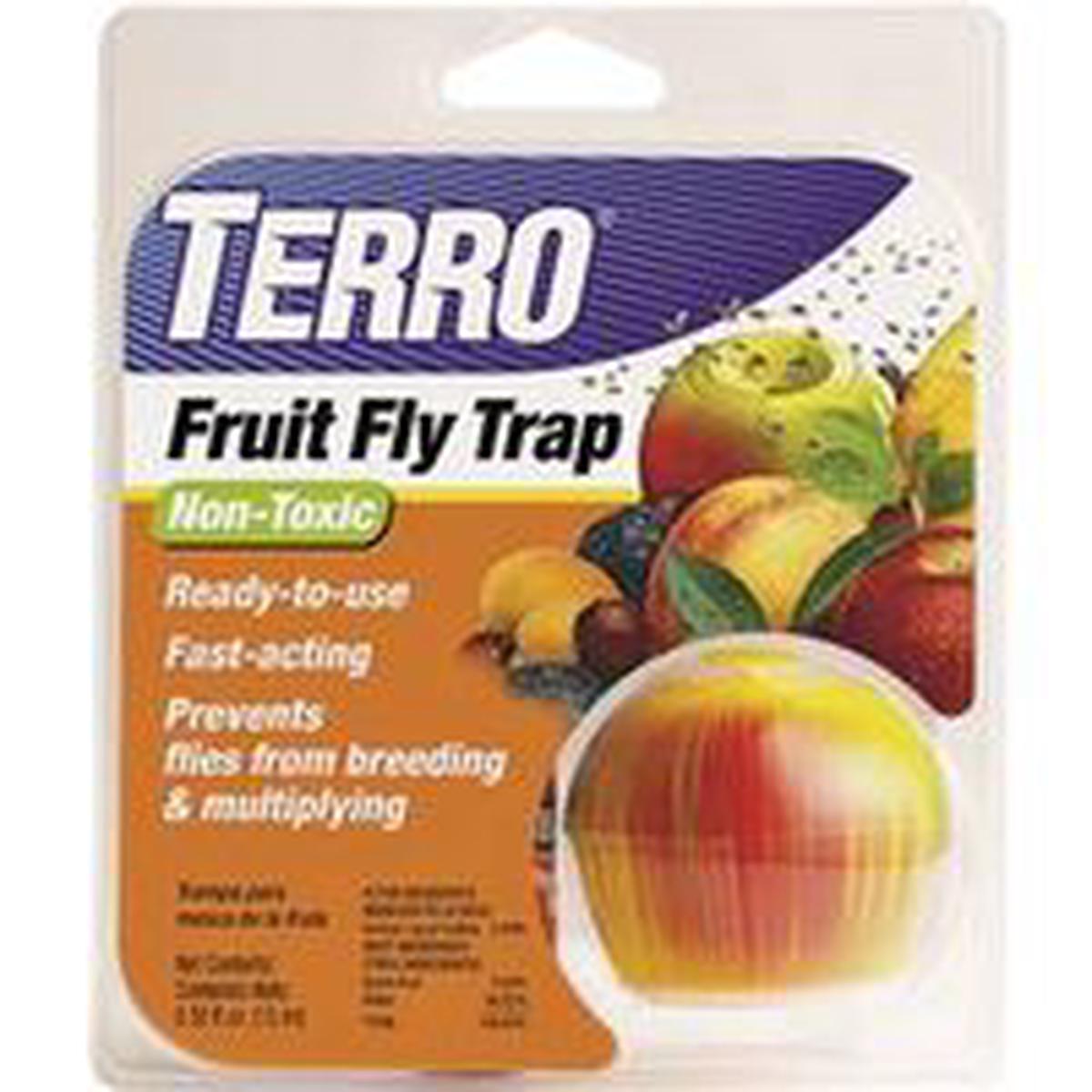 Terro Fruit Fly Trap, Liquid Vinegar, 2 Pack (T2502)