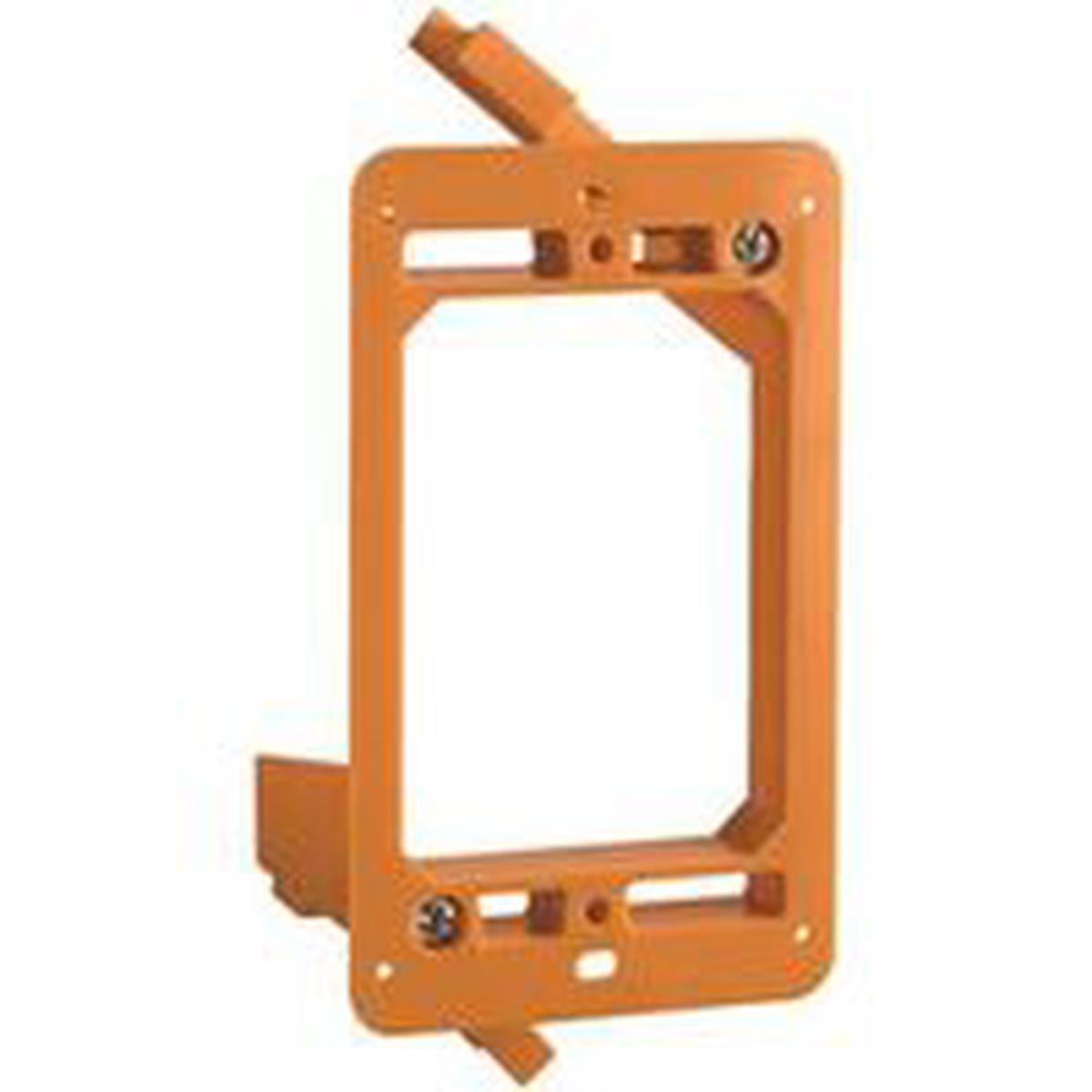 Carlon Outlet Box, 4.32 in L, 2.52 in W, 1-Gang, Non-Metallic, Orange (SC100RR)