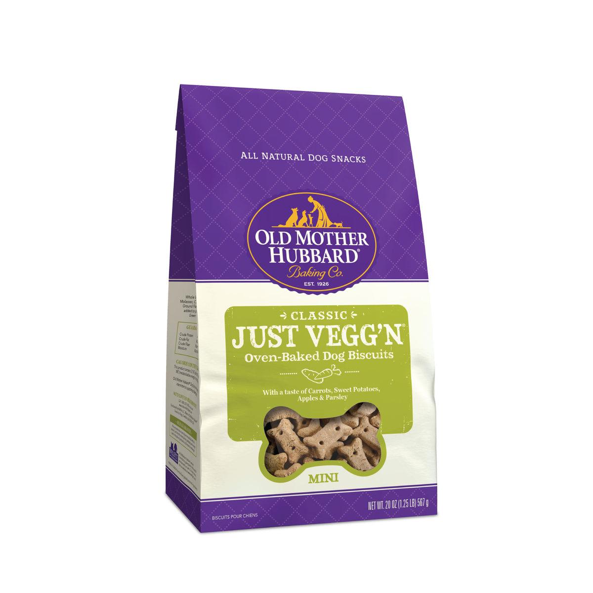Classic Just Vegg N Natural Mini Biscuits Dog Treats 20 oz Bag