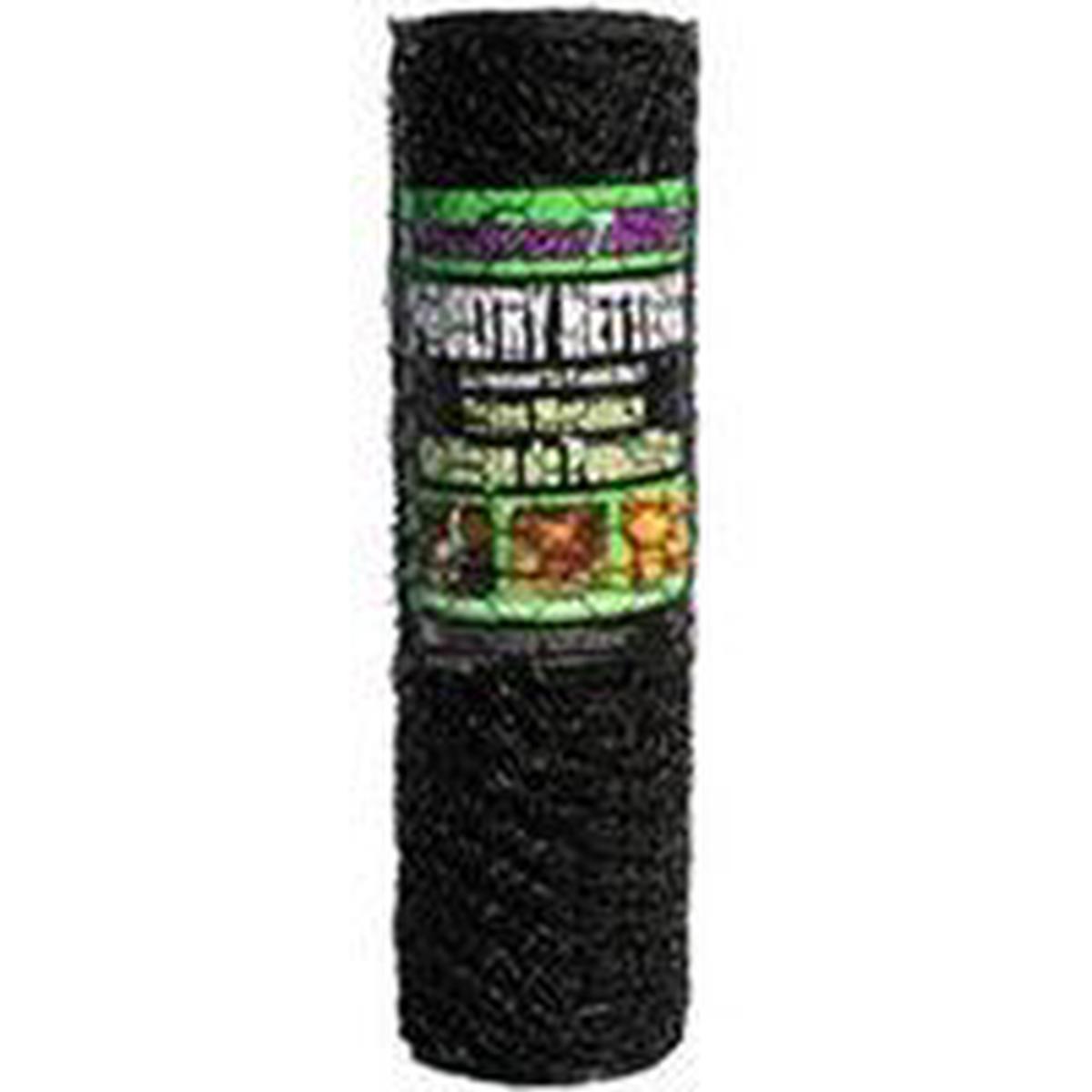Jackson Wire Poultry Hex Netting, 50 ft L, 36 in W, 20 Gauge, Hexagonal Mesh, Galvanized