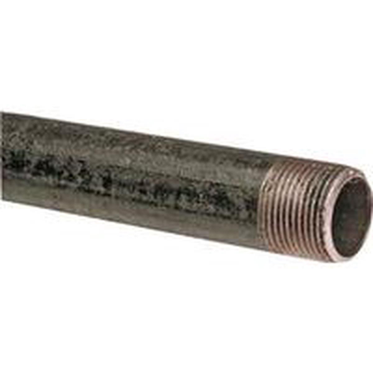 Kloeckner Metals Pipe, 3/4 in x 10 ft L, Threaded (BLACK-3/4)