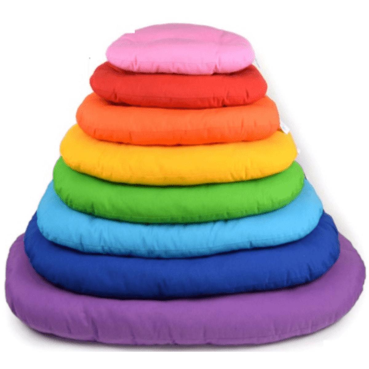 Leopet Neptune Rainbow Cushions (Various Sizes) – Orange 55x40cm