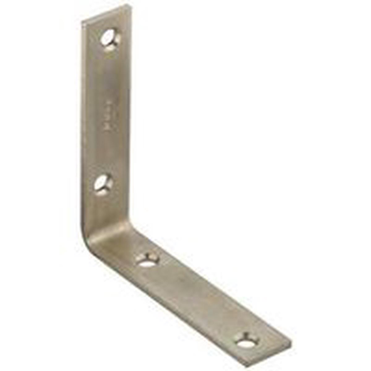 National Hardware 115BC Series N220-145 Corner Brace, 4 in L, 7/8 in W, Zinc