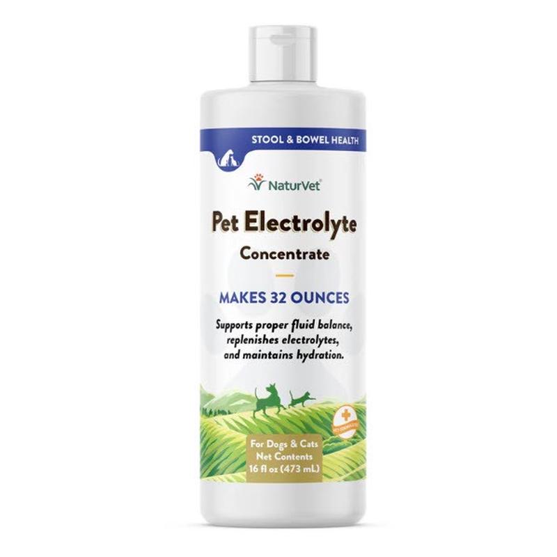 NaturVet Pet Electrolyte Concentrate for Dog & Cat – 16 oz