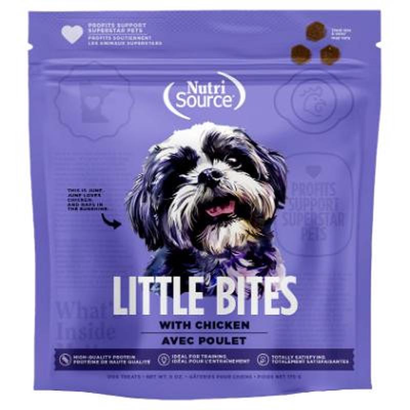 NutriSource Chicken Little Bites Dog Treats – 6 oz