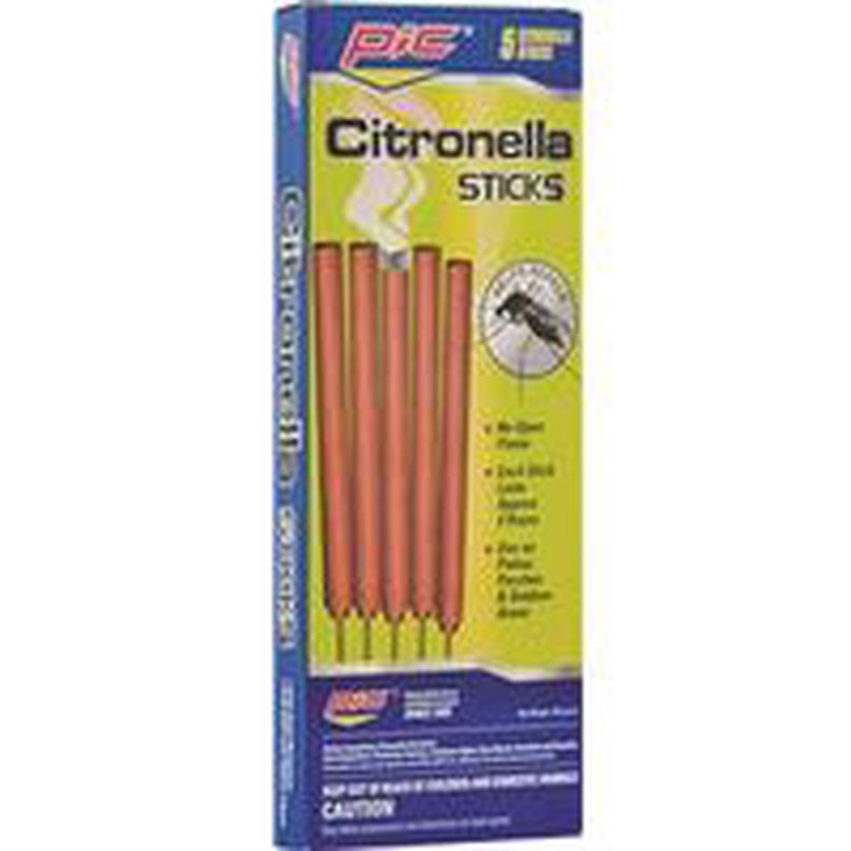 Pic Repellent Stick 5pk Citronella Mosquito Repellent (CIT-STK)