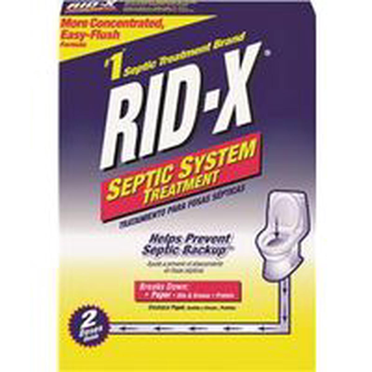 Rid-X Septic Tank Cleaner Powder, Tan, 19.6 oz Box