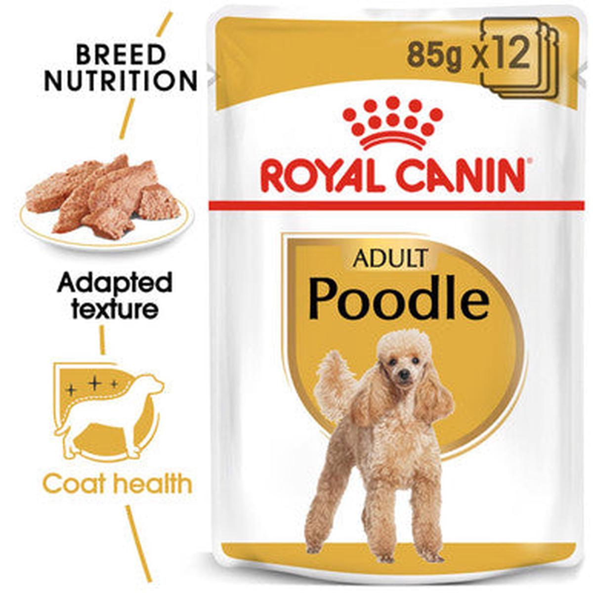 Royal Canin Poodle Adult Wet Dog Food – Chicken & Beef – 12x85g