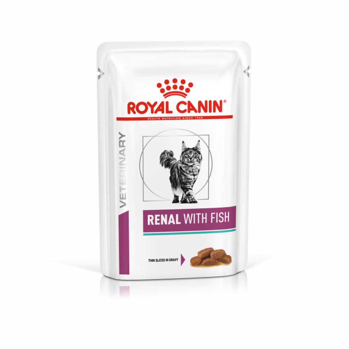 Royal Canin Renal Feline Wet Pouch with Fish