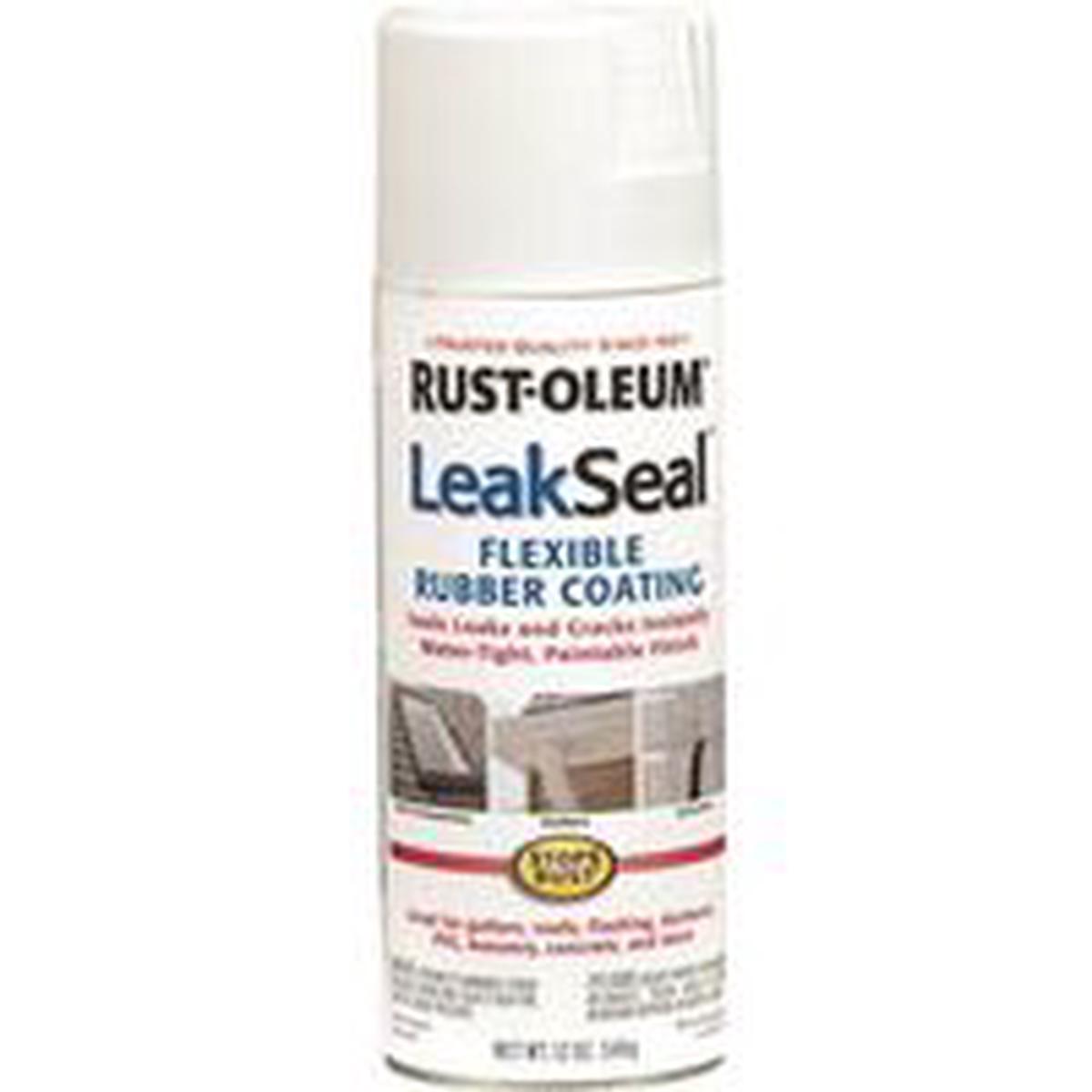 Rust-Oleum Rubberized Spray Coating, White, 12 oz Can (267970)