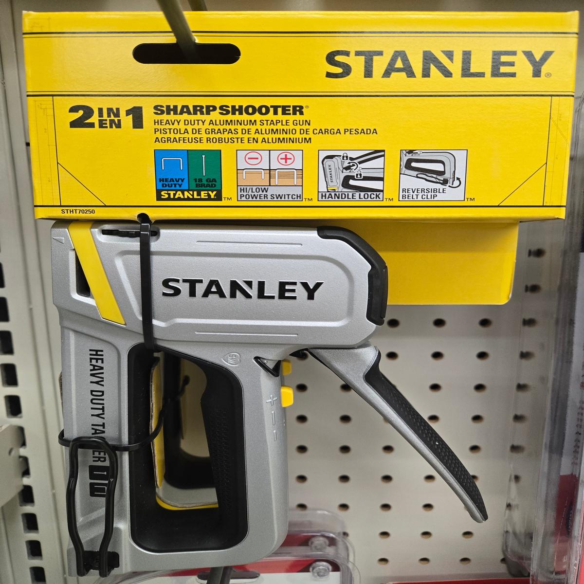 STANLEY Staple Gun 1/2, 9/16, 5/8 in L Leg (STHT70250)