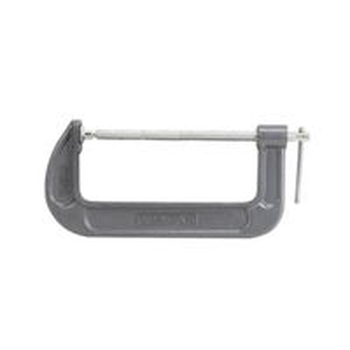 Vulcan C-Clamp, 8 in Max Opening Size, 3-1/8 in D Throat, Steel Body, Gray Body (JLO-058)
