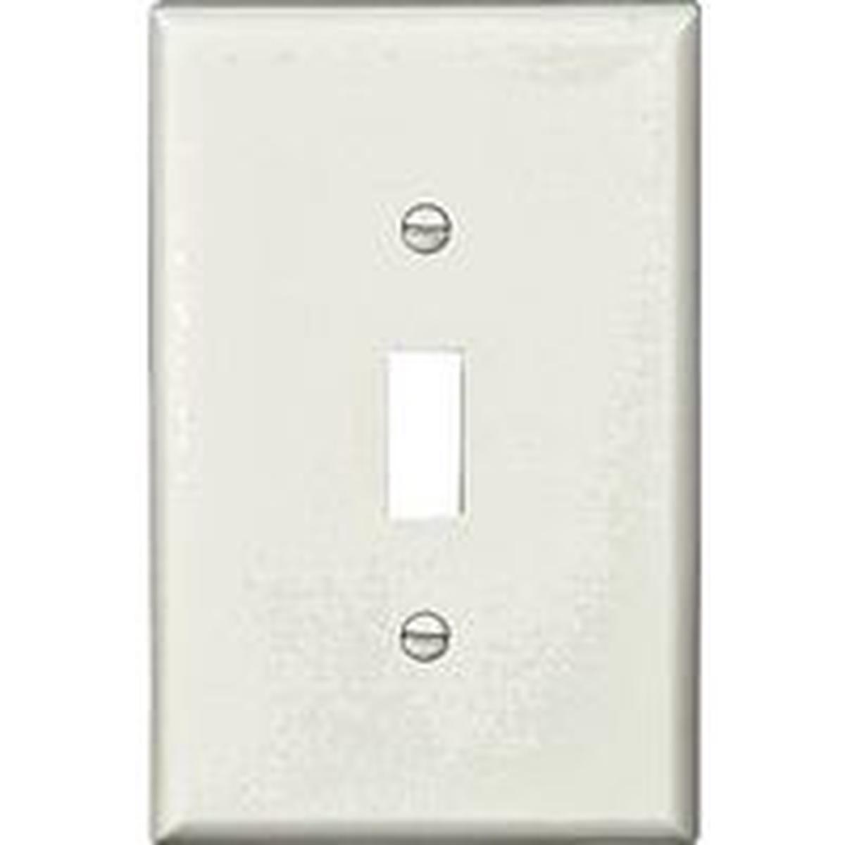 WHT 1G 1TOG Wall Plate Mid White