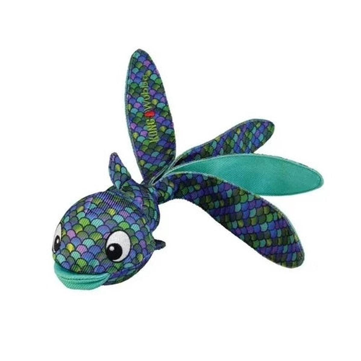 Wubba Finz Squeaker Dog Toy Blue Large