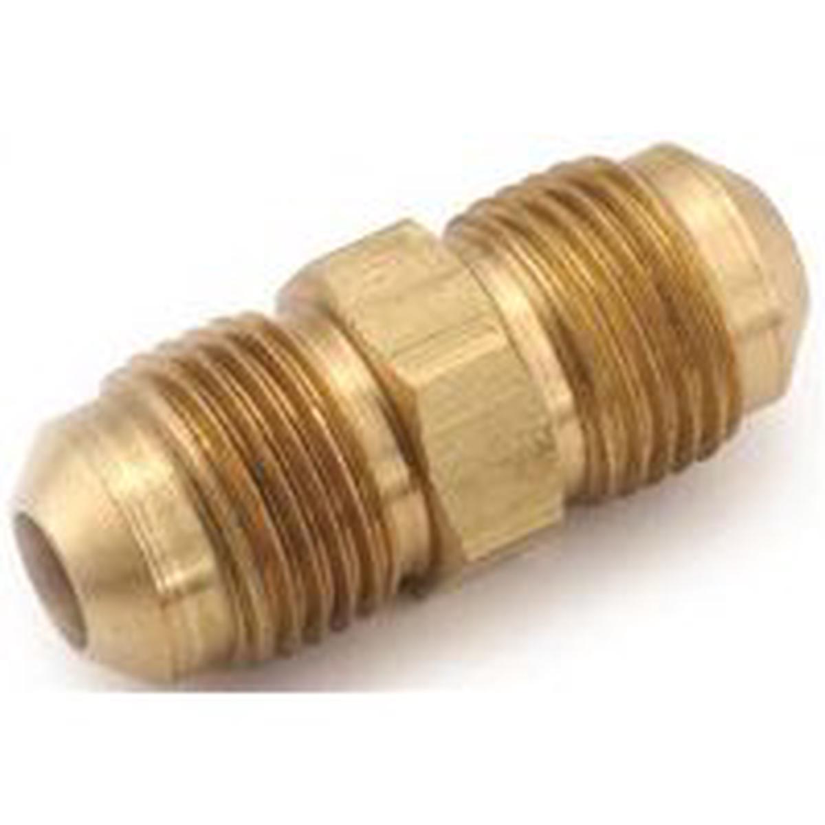 Anderson Metals 5/16″ Flare Tube Union Brass (754042-05)