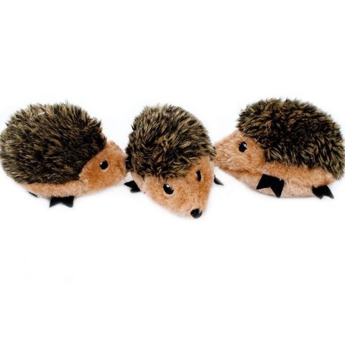Burrow Refill Plush Dog Toy for Hedgehog 3 – Pack