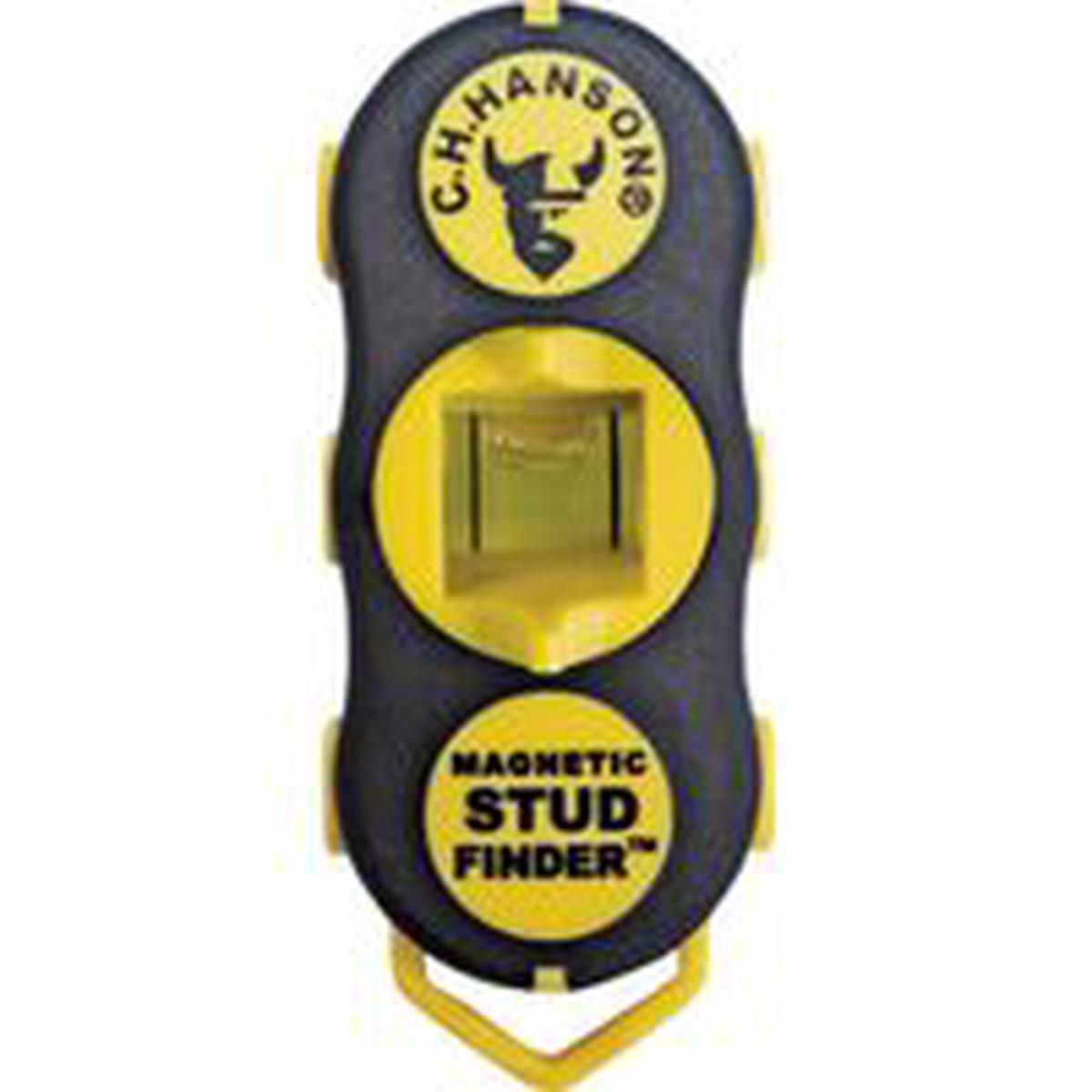 CH Hanson 03040 Magnetic Stud Finder, 1 in Detection, Black/Yellow, Detectable Material: Metal/Wood (3040)