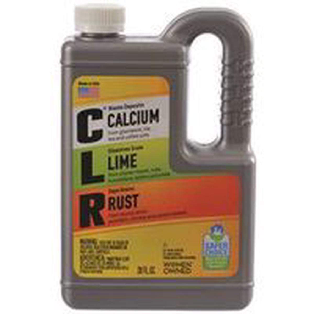 CLR Calcium/Lime/Rust Cleaner, 28 oz, Slightly Acidic, Lime Green (CL-12)