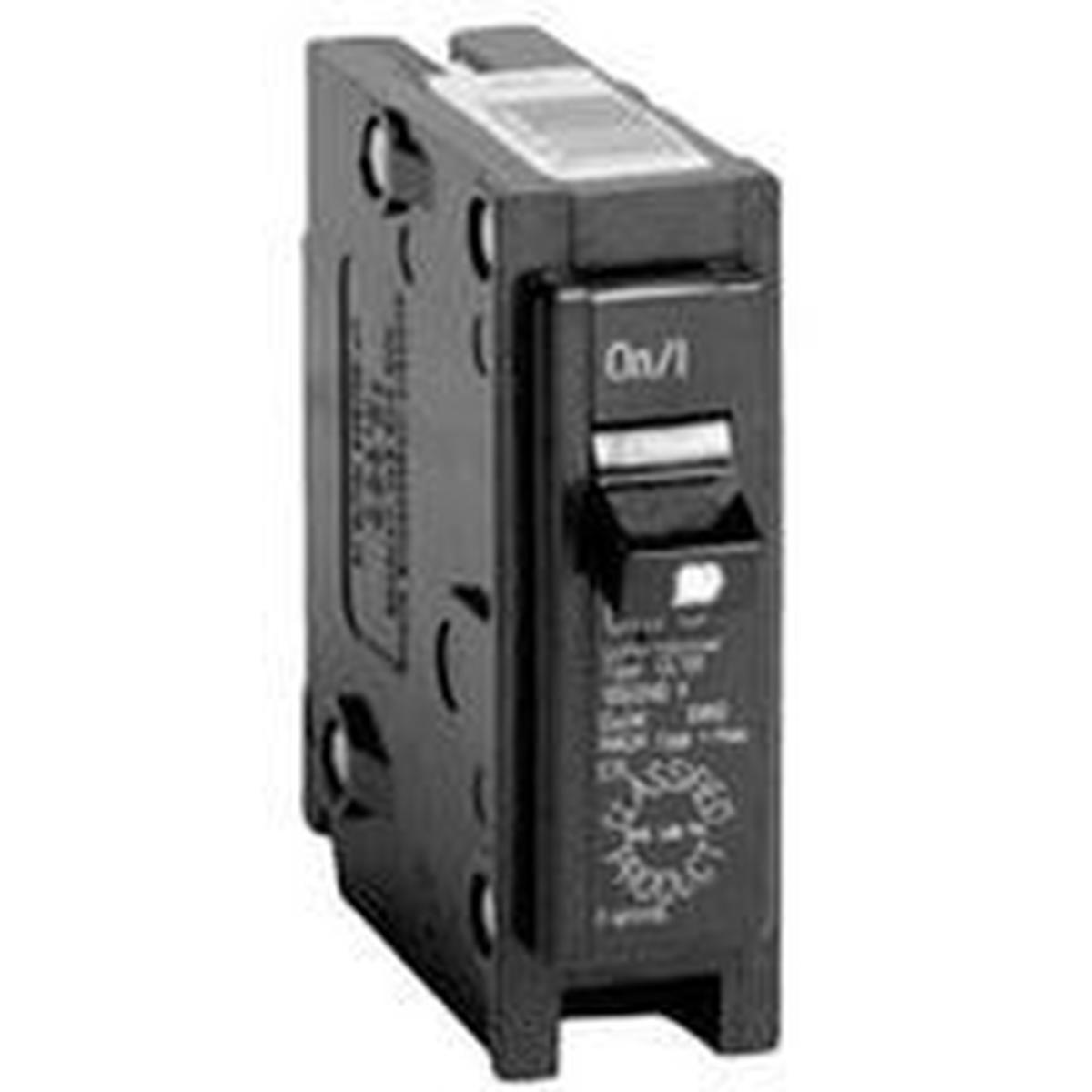 Cutler-Hammer Circuit Breaker, Type CL, 15 A, 1-Pole, 120/240 V, Plug Mounting (CL115)