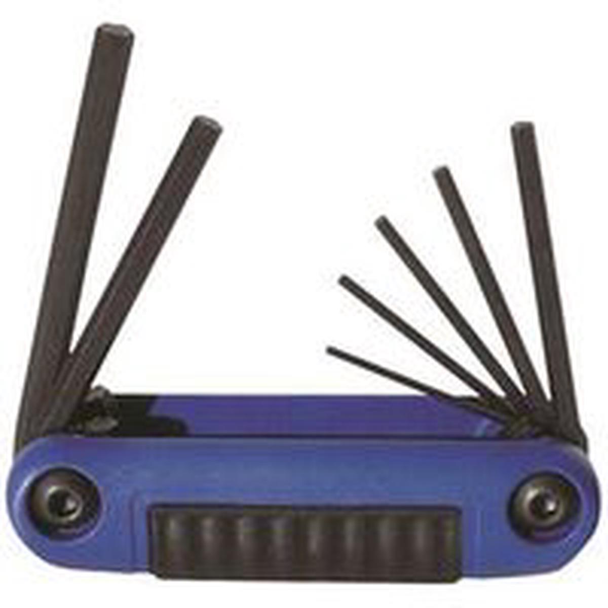 Eklind Hex Key Set, 7-Piece, Steel, Black (25171)