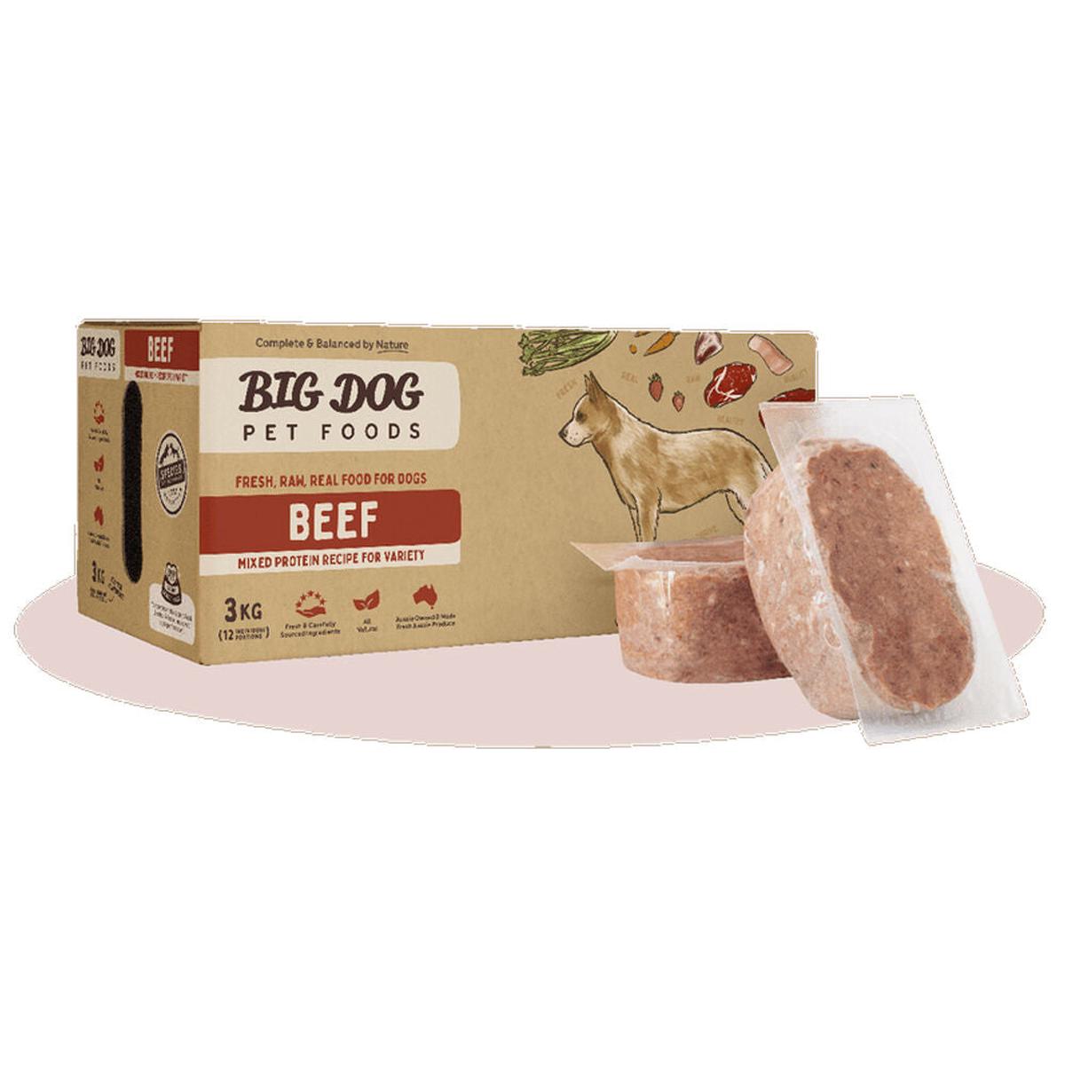 [Frozen] Big Dog Frozen Dog Food - Beef Formula 3kg
