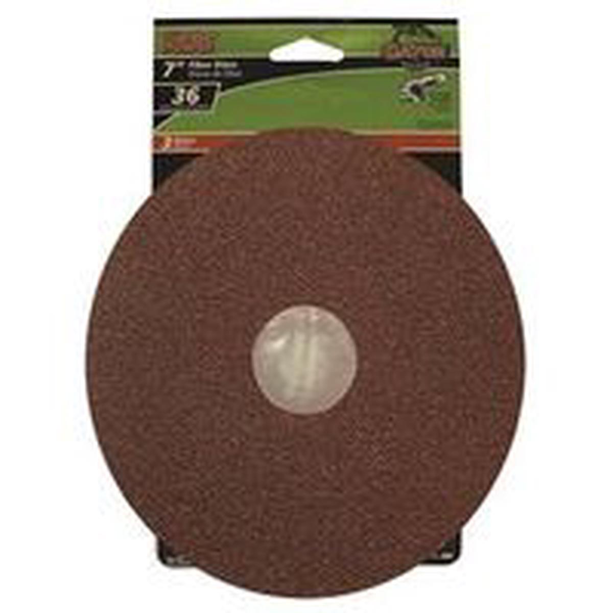 Gator Sanding Disc 7 in Dia 36 Grit Extra Coarse Aluminum Oxide Abrasive Fiber Backing (3083)