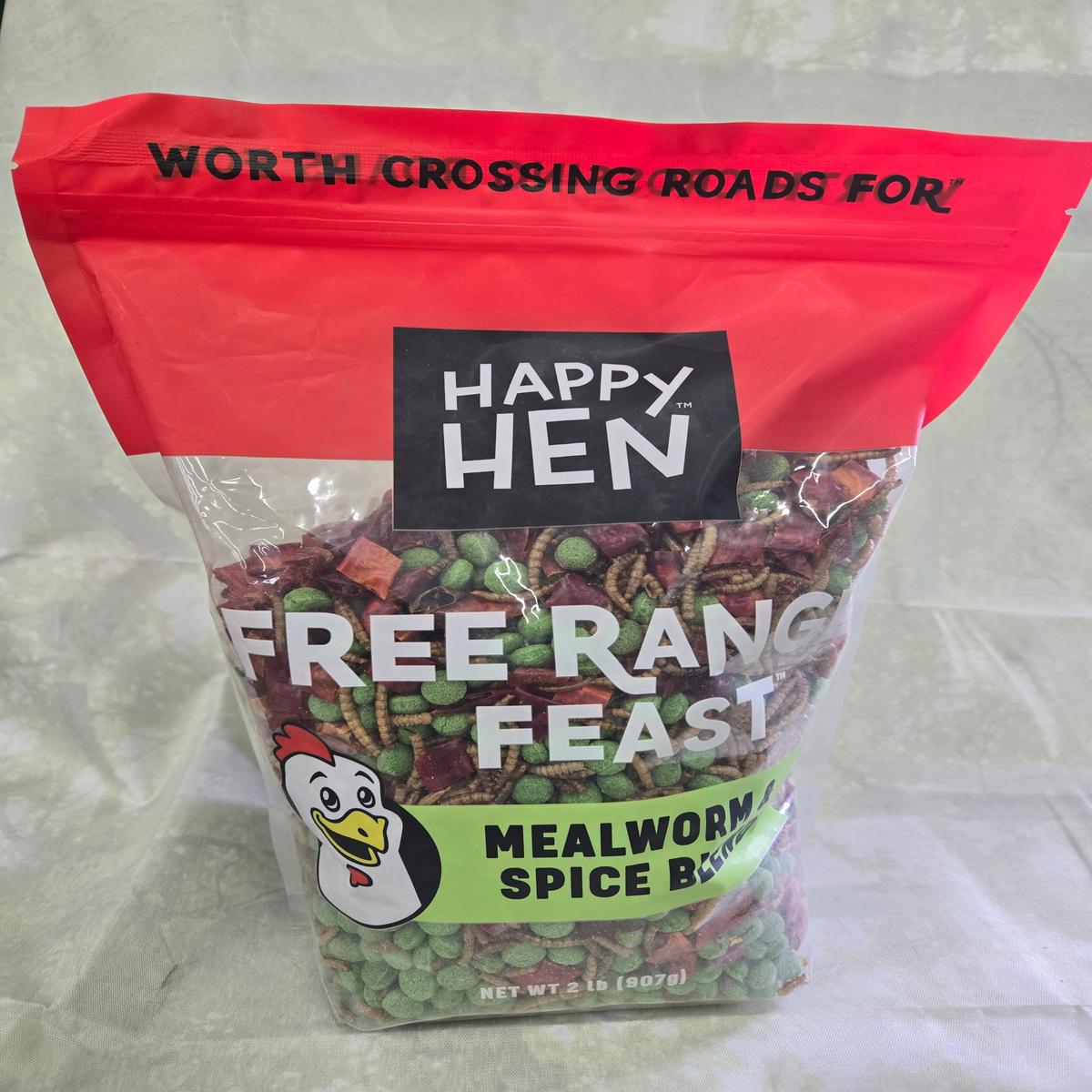 Happy Hen Free Range Feast | HH Mealworm & Spice 2lb