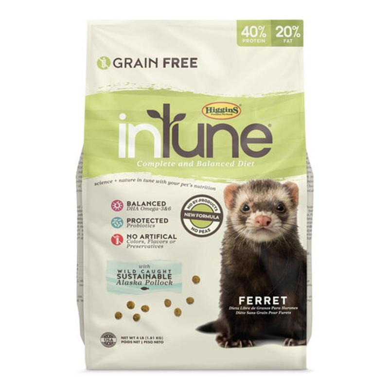 Higgins Intune Complete and Balanced Diet for Ferrets – 4 lb