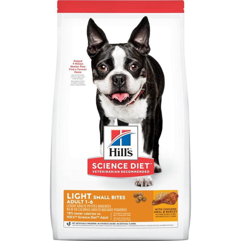Hill’s Science Diet Light Small Bites Adult Dry Dog Food – 15 lb