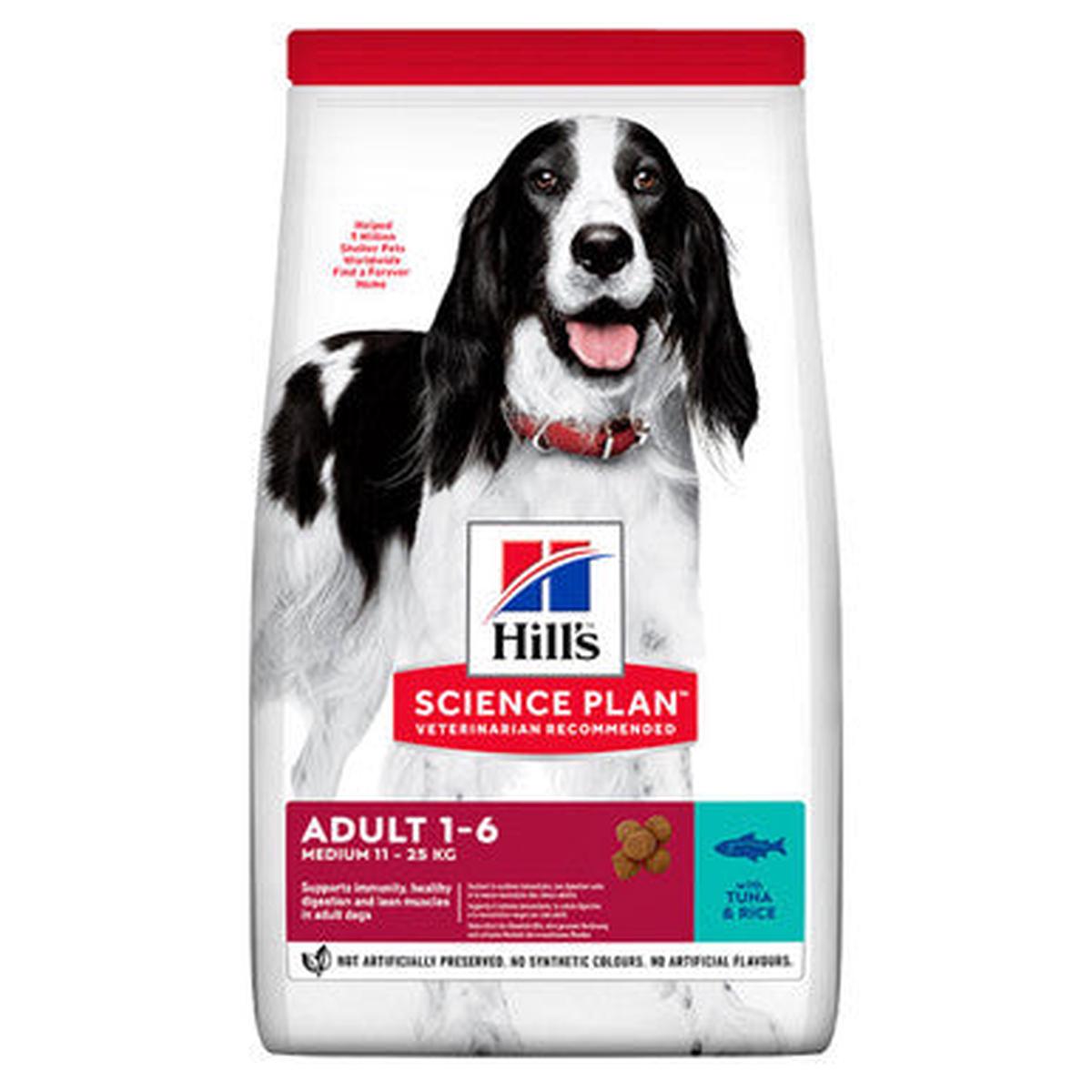Hill’s Science Plan Adult Medium Tuna & Rice Dry Dog Food – 2.5kg – Tuna & Rice