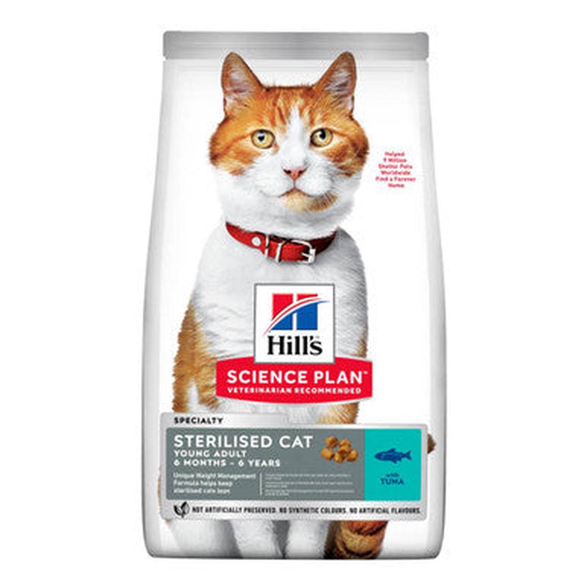 Hill’s Science Plan Sterilised Young Adult Dry Cat Food – Tuna – 1.5kg – Tuna