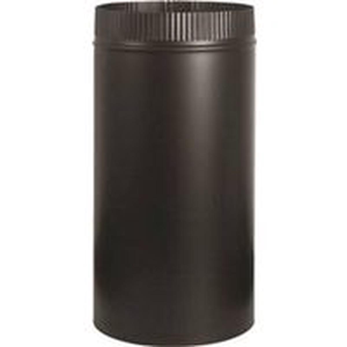 Imperial Stove Pipe 7 in Dia 12 in L Steel Black (BM0103)