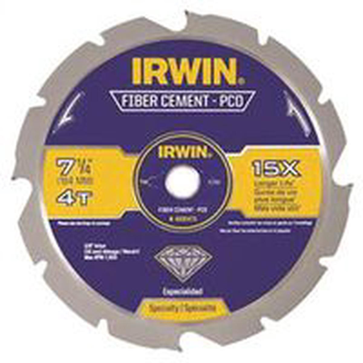 Irwin Circular Saw Blade 7-1/4″ Dia 5/8″ Arbor 4-Teeth Carbide Cutting Edge (4935473)