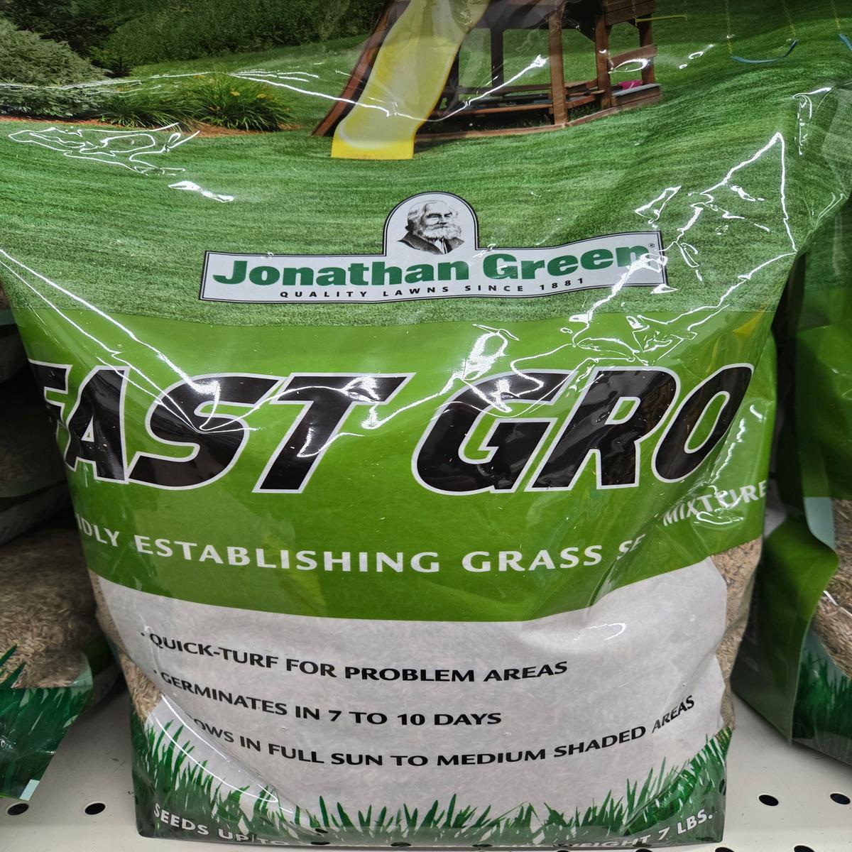 Jonathan Green Grass Seed Fast Grow 7 lb Bag (10840)
