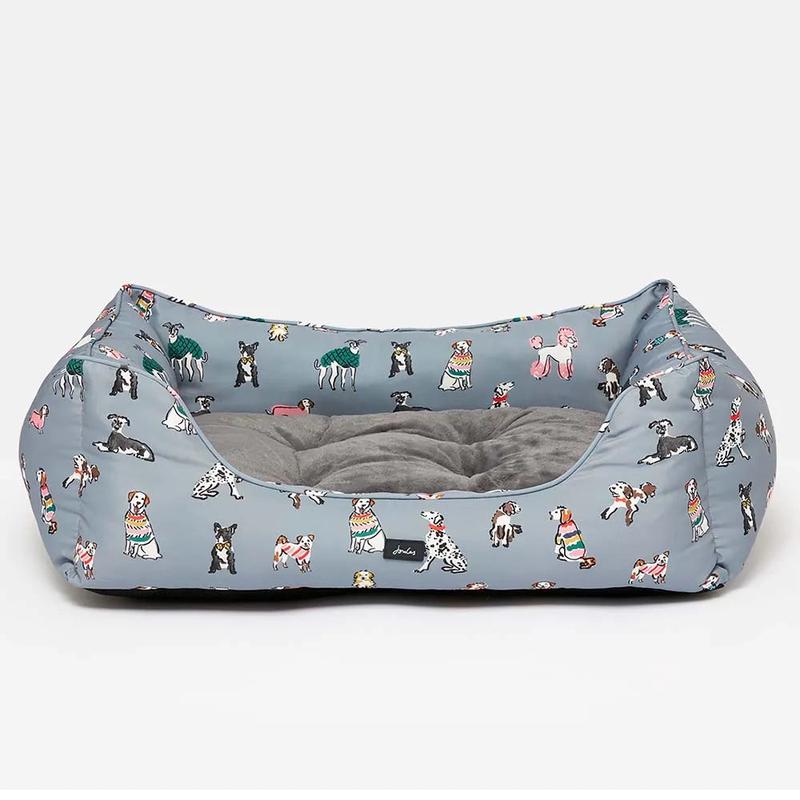 Joules Rainbow Dogs Box Bed