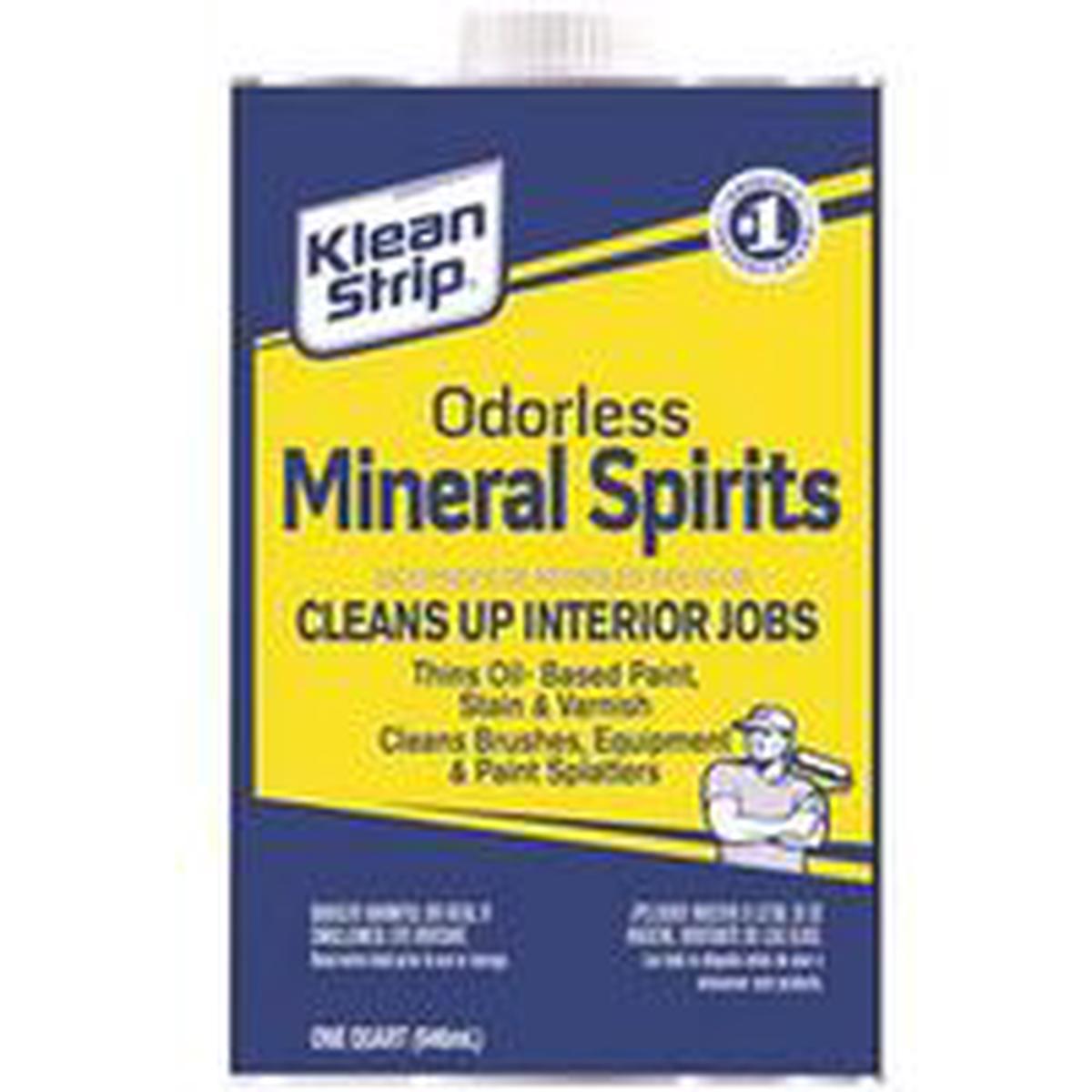 Klean Strip Mineral Spirit Thinner, Clear, 1 Qt Can (QKSP94005CA)
