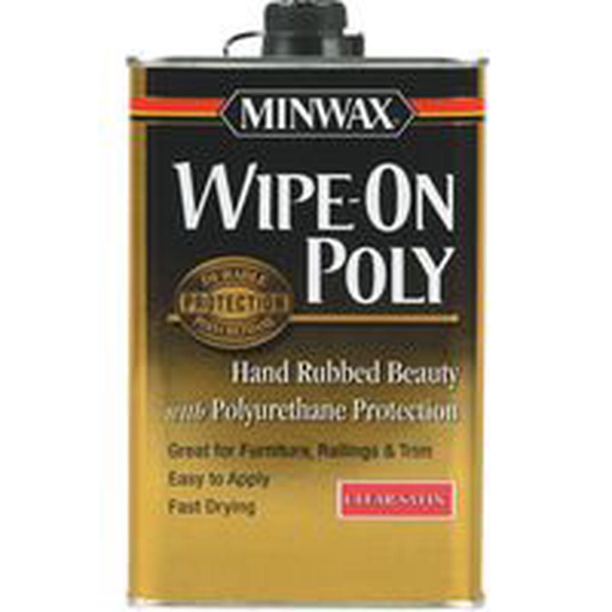 Minwax Polyurethane Oil Base Clear Liquid 1 qt Can 0.84 Specific Gravity (60910000)