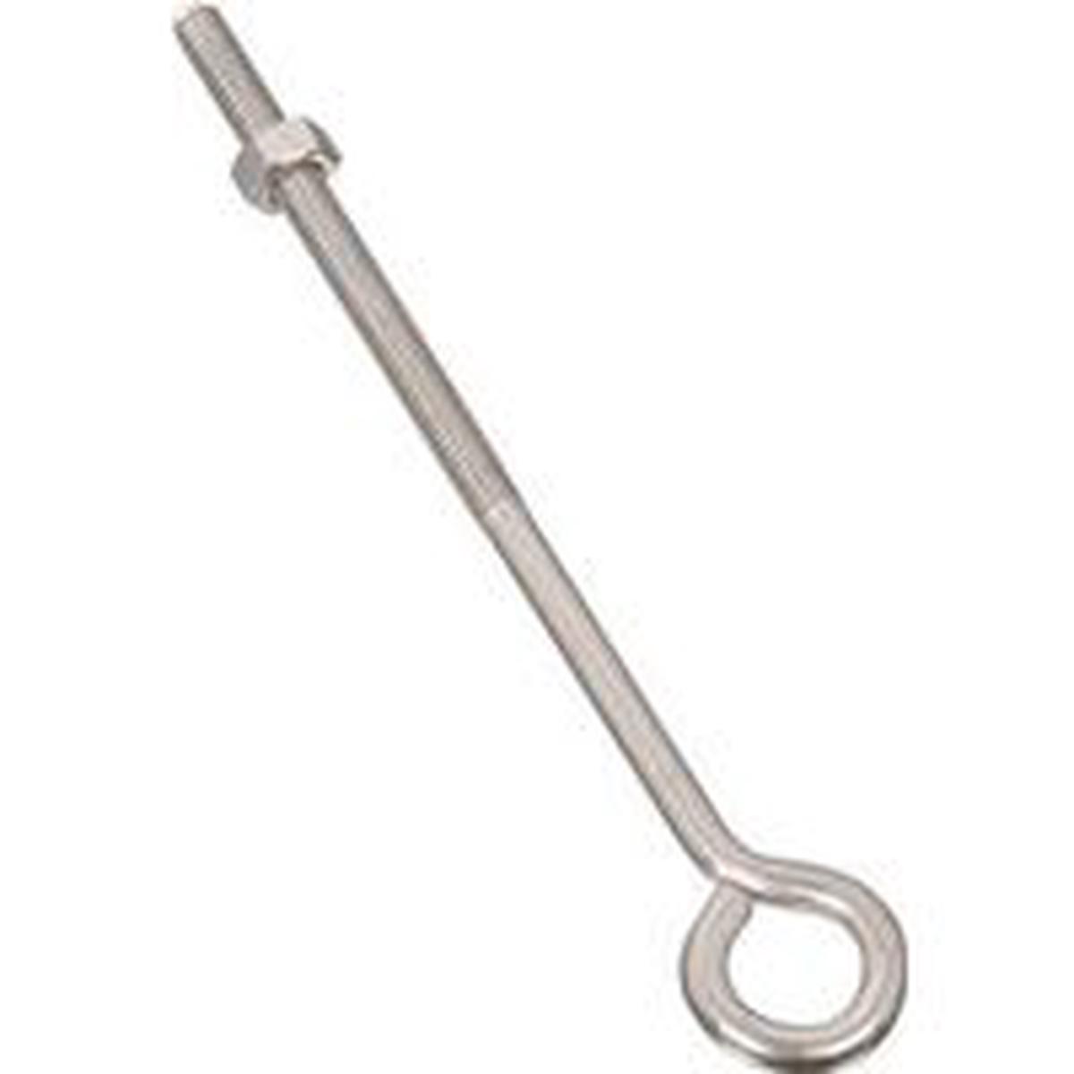 National Hardware N221-143 Eye Bolt, 1/4-20 Thread, 3 in L Thread, 0.56 in ID Dia Eye, Steel, Zinc
